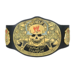 stone cold smoking skull championship belt replica